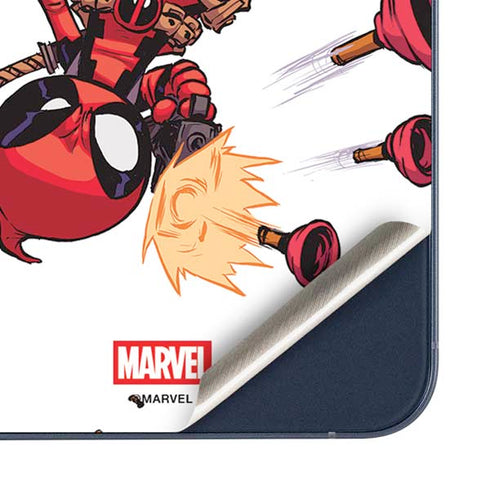 Marvel Deadpool Babypool Shooting Galaxy A35 5G Skin